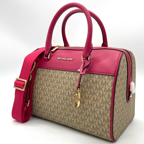 Michael Kors Medium Duffle Satchel Crossbody Bag - Picture 3 of 9